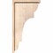 Ekena Millwork New Brighton Smooth Corbel w/Backplate, Douglas Fir, 7 1/2"W x 14"D x 26"H COR08X14X26NEB01SDF - alternate 3